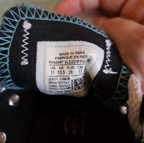 Hot Pink Kids Converse - Picture 4 of 4